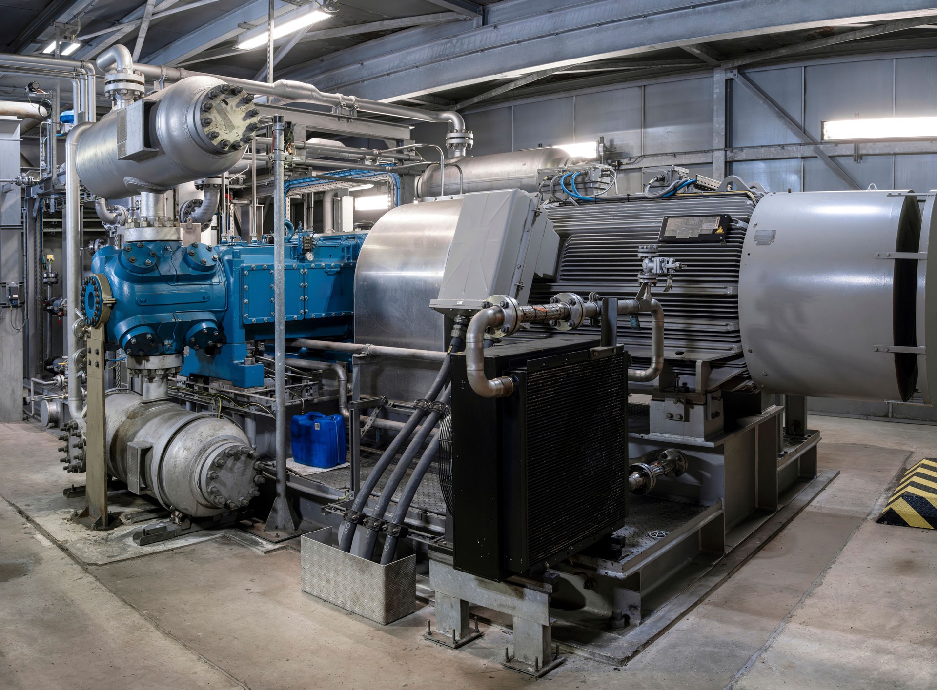 Máquina industrial de gran tamaño