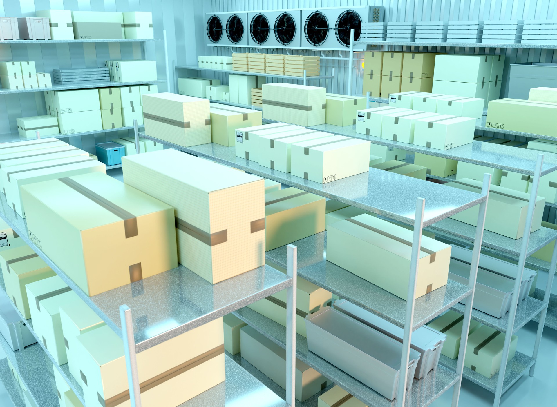 Refrigeration chamber for food storage..